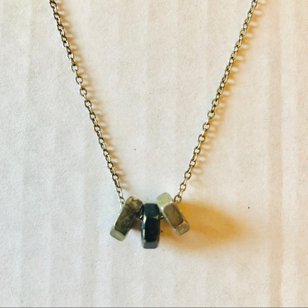 🍒BOGO🍒 Urban Outfitters Hex Nut Charm Necklace